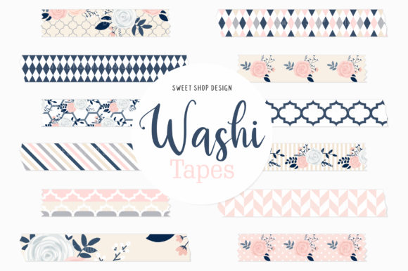Digital Washi Tape Rhapsody in Pink: Elevating Digital Planning and Creative Projects