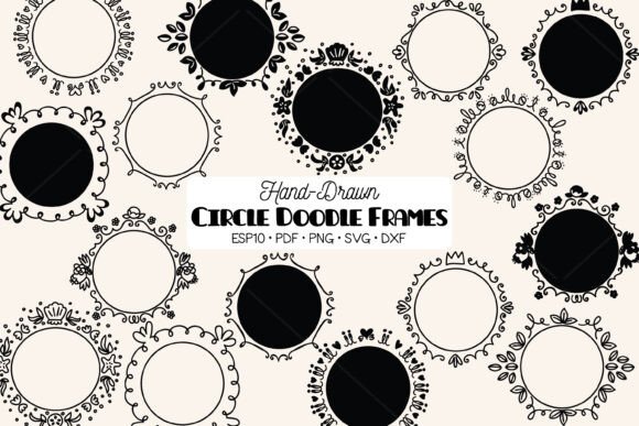 Integrating Circle Frame Round Border Wreath Assets into Creative Workflows