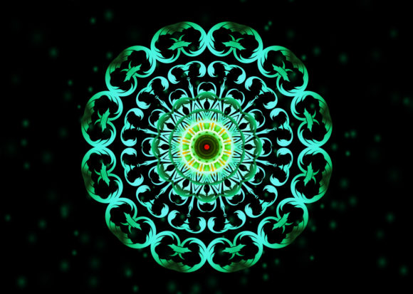 Intricate Design Kaleidoscope: Floral Indian Assets