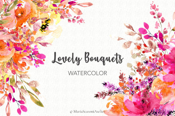 Lovely Bouquets: Watercolor Florals for Design