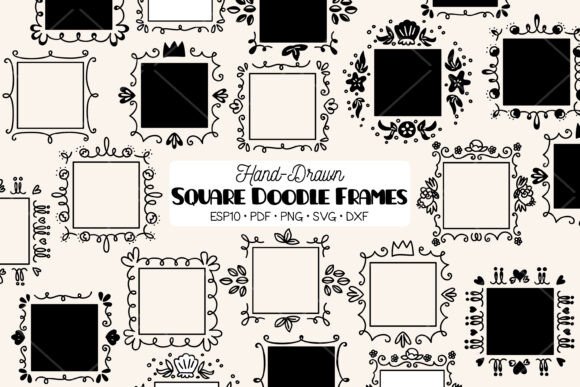 Square Frame Border Wreath: Selecting and Using Hand-Drawn Doodle Assets Correctly