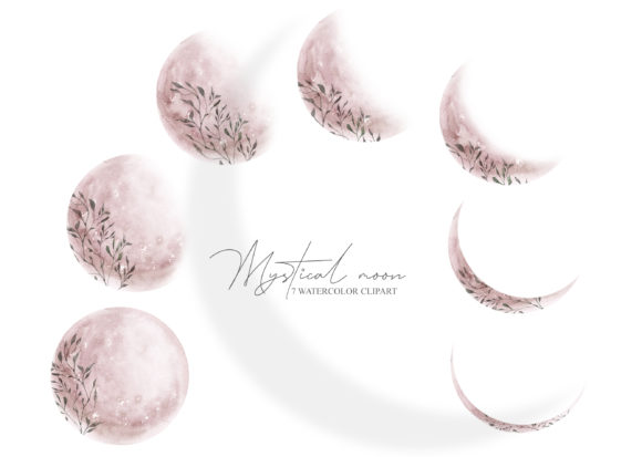 Watercolor Moon Phases Clipart: A Designer’s Guide to Celestial Aesthetics